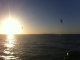 Sunset Kiteboarding
