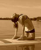 Yoga classes on stand-up paddleboards in Marathon Key, FL